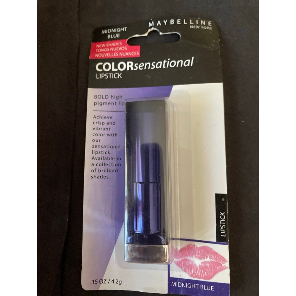 Maybelline Colorsensational lipstick Midnight Blue